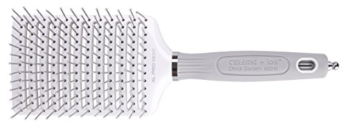 Olivia Garden Haar-Rundbürste Ceramic + Ion XL Pro, Vent Paddle Bürste, 13-reihig