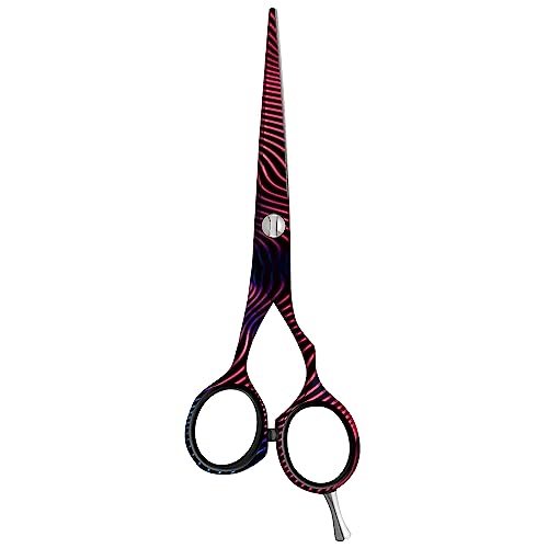 JAGUAR Haarschere JaguART KONNICHIWA TOKYO 5.5" | Friseurschere im Offset-Design | antiallergene, resistente High-Tech-Beschichtung in Fotoqualität | Made in Germany