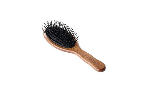Acca Kappa ACCA KAPPA Pneumatische Kotibé-Holzbürste, oval, mit Pom-Pins