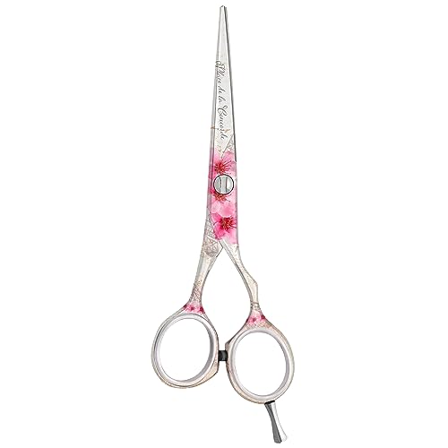 JAGUAR Haarschere JaguART SALUT PARIS 5.5" | Friseurschere im Offset-Design | antiallergene, resistente High-Tech-Beschichtung in Fotoqualität | Made in Germany